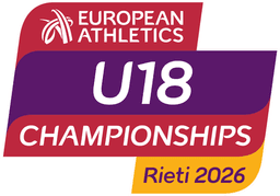 European Athletics U18 Championships Rieti 2026 logo